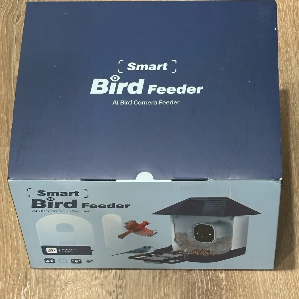 Bird Feeder with Camera, WiFi Outdoor Smart Bird Feeder Camera